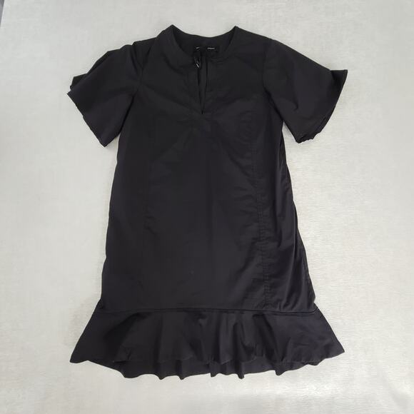 Proenza Schouler silk babydoll dress black Size 4 Preloved Excellent Whimisgoth - Picture 4 of 11